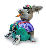 Toms Drag Rabbit figurine with silver boots