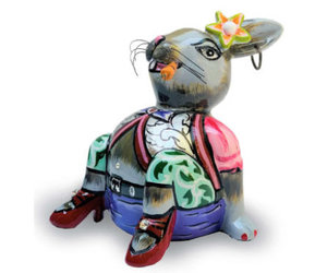Toms Drags rabbit Nicky - Silver Line - DECOVISTA - colorful