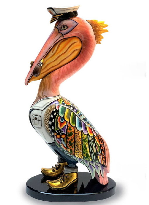 Toms Drag Pelican sculpture