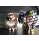 Toms Drag Lfe-size black cat  statue "DJ Bandit"