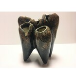 Glazed pottery vase Quintet