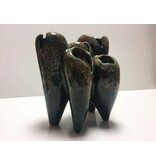 Glazed pottery vase Quintet