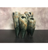 Glazed pottery vase Quintet