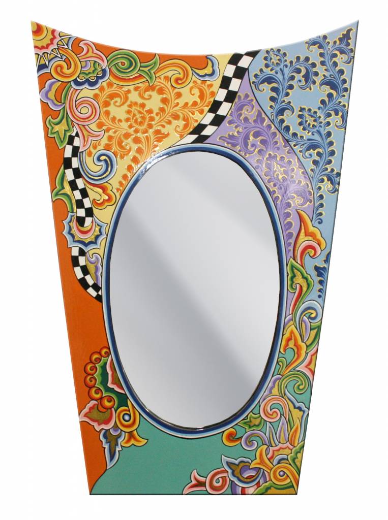 Mortal Cerebrum diameter Spiegel Malaga - DecoVista - kleurrijke meubelen, wanddecoraties en  glasobjecten