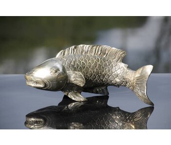 SEA LIFE - MGM Escultura de pez - bronce plateado