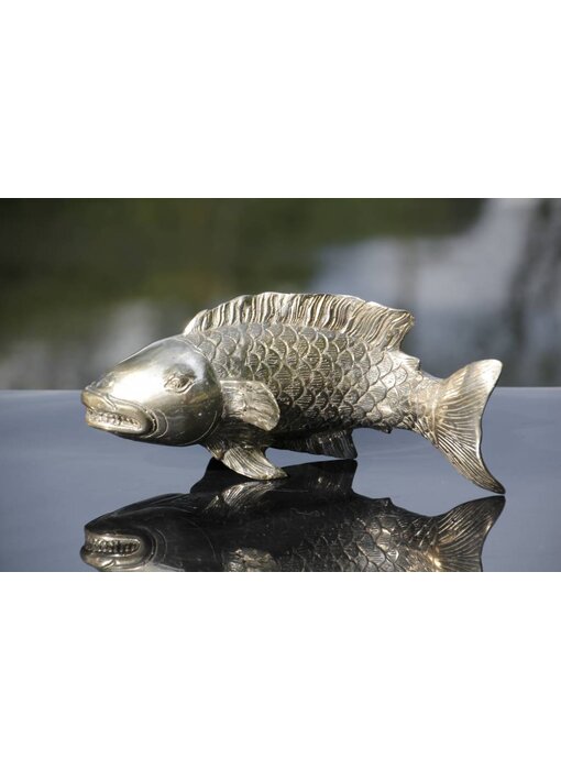 SEA LIFE - MGM Fischskulptur - versilberte Bronze