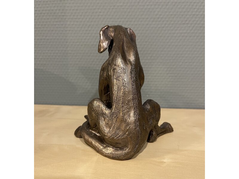 Frith Sculptuur hond  Amber met puppy