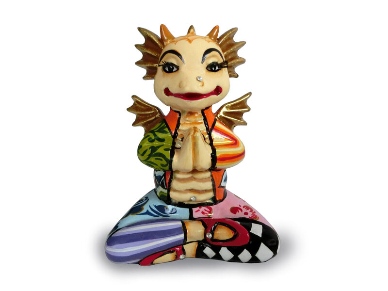 Toms Drag Dragon figurine in yoga position „Dragan"