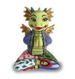 Toms Drag Dragon figurine in yoga position  "Dragana"