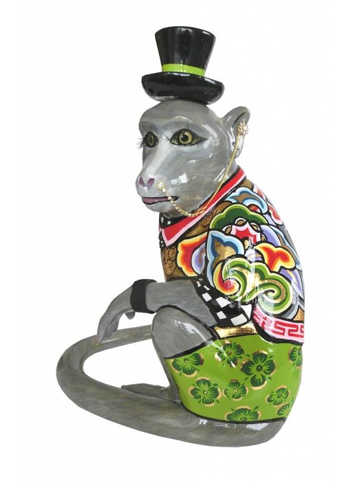 Toms Drag Monkey figurine Nilsson, sitting - L