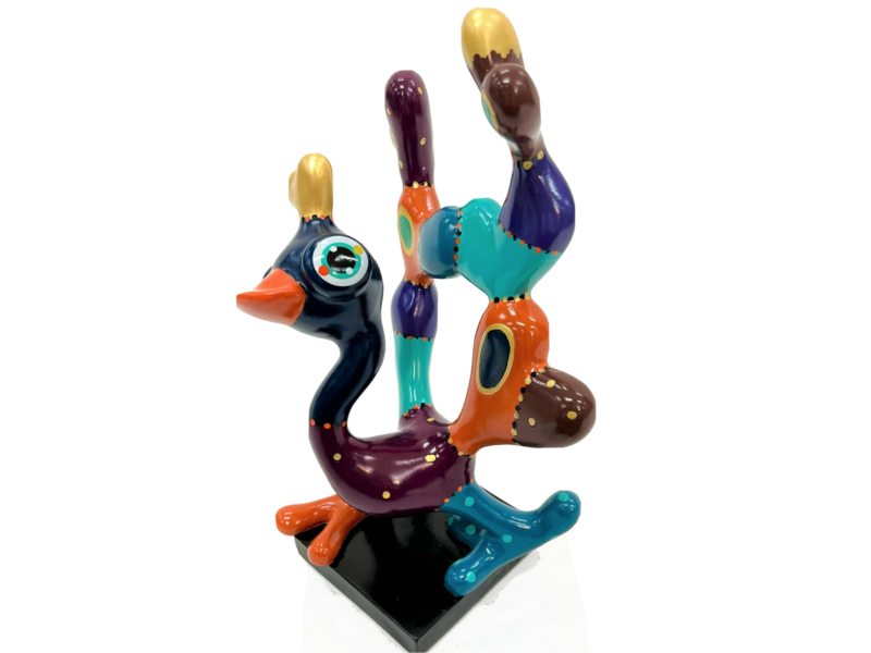 Jacky Art Pop-Art Skulptur Vogel Bob von Jacky Zegers