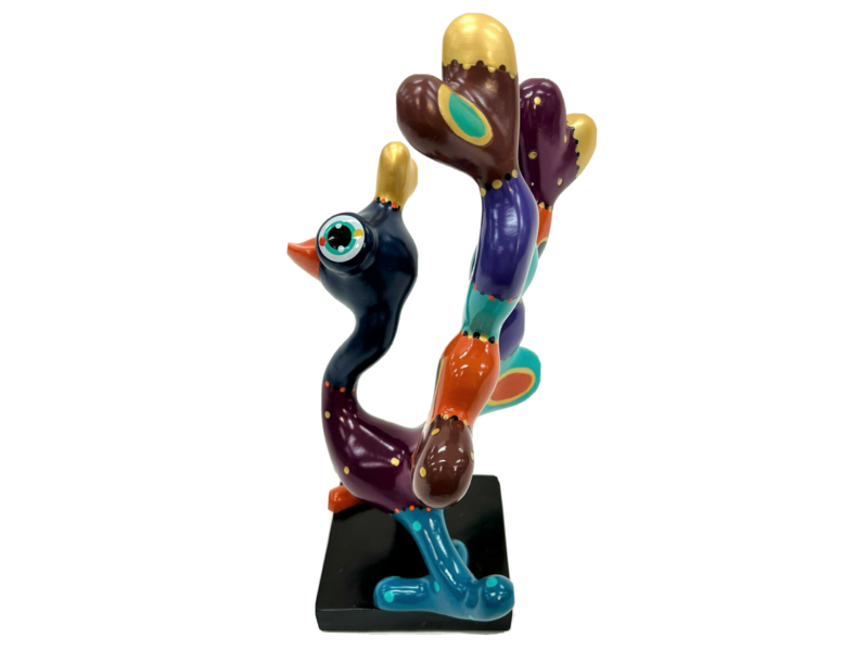Jacky Art Pop-Art Skulptur Vogel Bob von Jacky Zegers