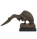 Pelikan aus Bronze
