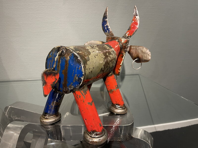 Bull statue, vintage