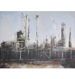 Painting The Factory, mixed Art