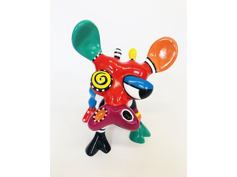 Jacky Art Koe Bea, kleurig ontwerp van Jacky Zeegers