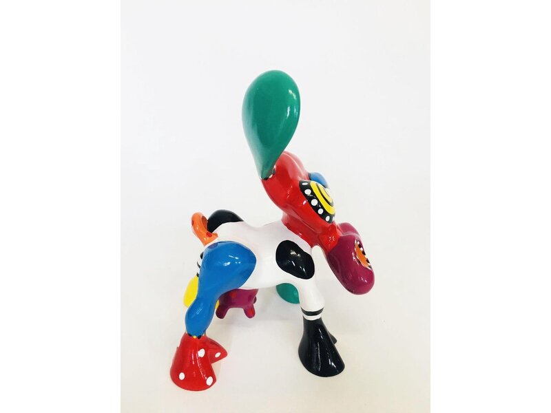 Jacky Art Koe Bea, kleurig ontwerp van Jacky Zeegers