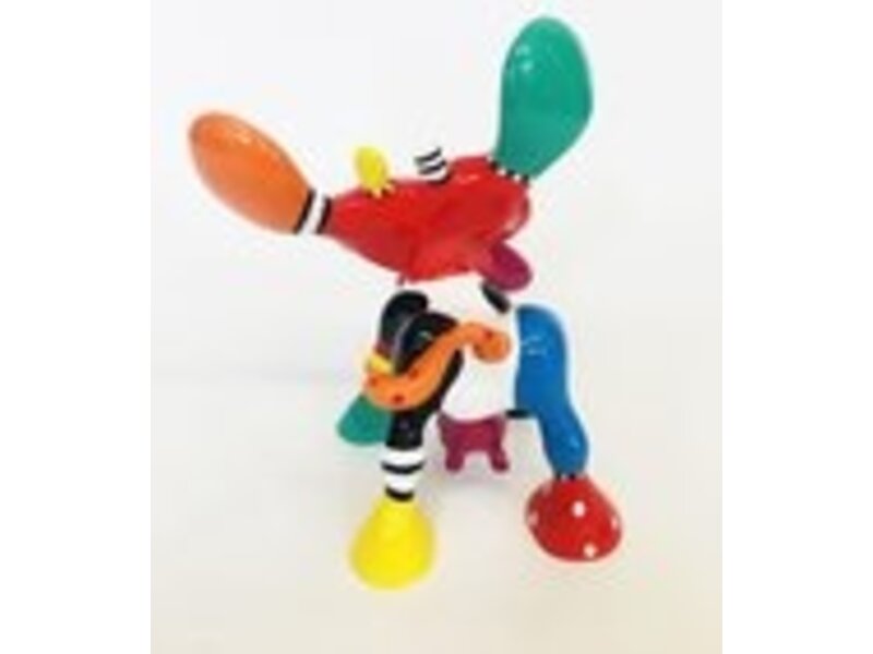 Jacky Art Kuh Bea, farbenfrohe Tierstatue von Jacky Zeegers