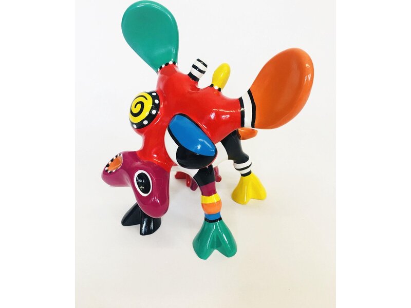 Jacky Art Kuh Bea, farbenfrohe Tierstatue von Jacky Zeegers