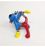 Jacky Art kleurrijk sculptuur Leeuw Loekie
