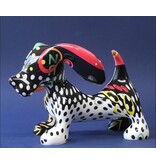 Jacky Art Dog figurine Dachshund with patterns by Jacky Zegers