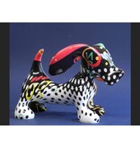 Jacky Art Dog figurine Dachshund with patterns by Jacky Zegers