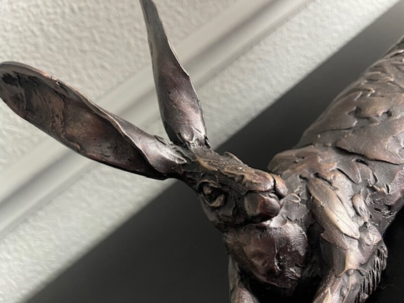 Frith Sculptuur languit liggende haas - Paul Jenkins - Premier Collectie