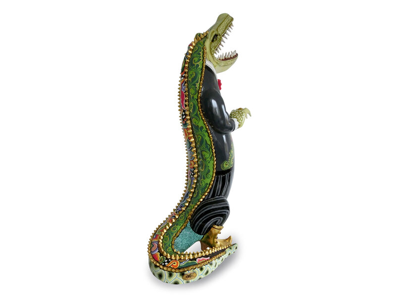 Toms Drag Großer stehender Alligator 105 cm lang