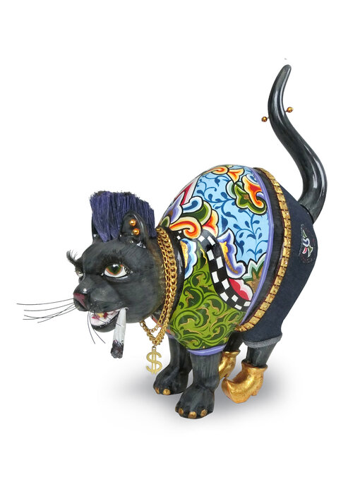Toms Drag Cat statue DJ B@ndit - M