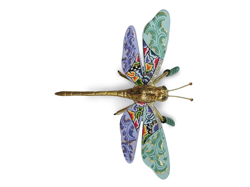 Toms Drag Dragonfly, libelle Belle op groene laarsjes