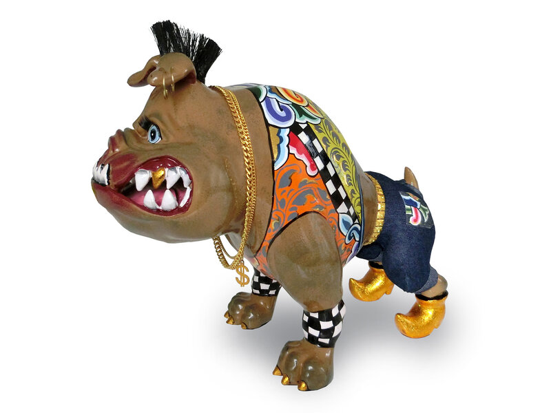 Toms Drag Escultura de bulldog salvaje