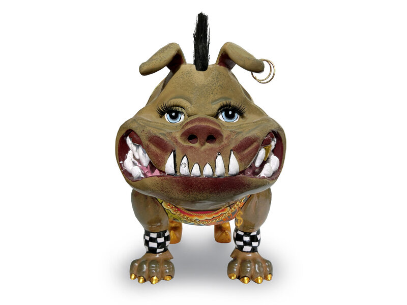 Toms Drag Woeste bulldog sculptuur