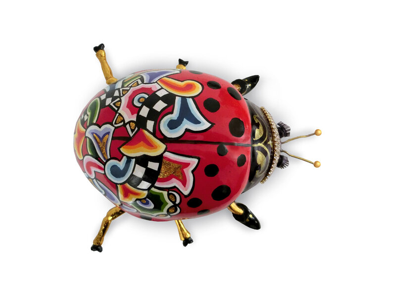 Toms Drag Ladybug with brass legs