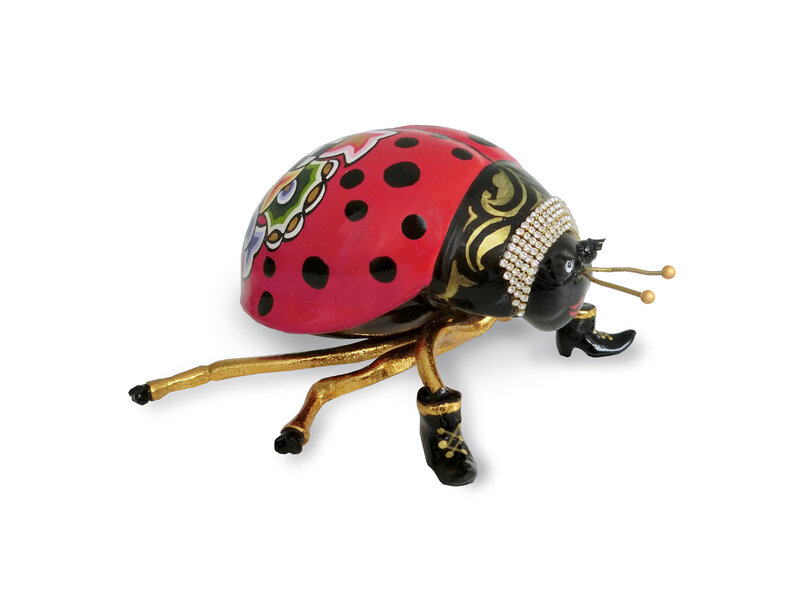 Toms Drag Ladybug with brass legs
