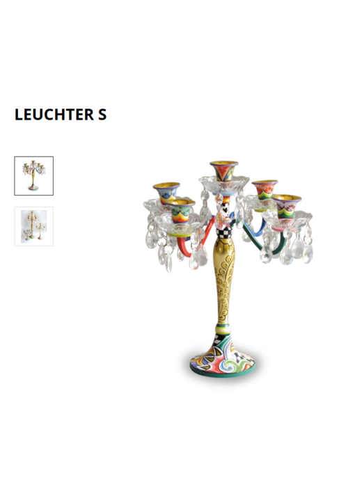 Toms Drag Candelabro con cristales
