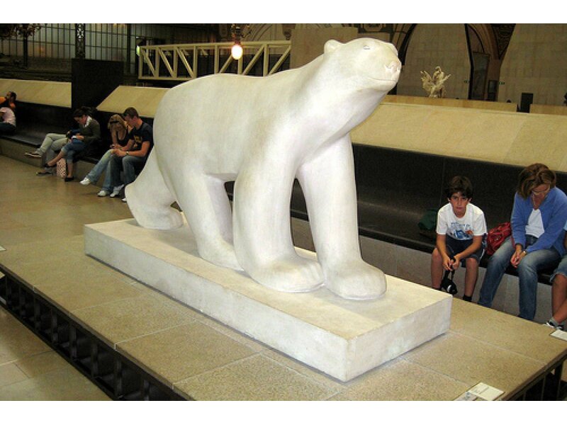 Pompon Miniature polar bear - Pompon