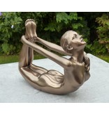 BodyTalk Yoga figurine woman, Dhanurasana - bow pose