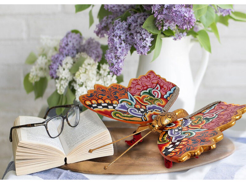 Toms Drag Butterfly Cio-Cio L 22 cm – handgemaakt decoratief vlindersculptuur