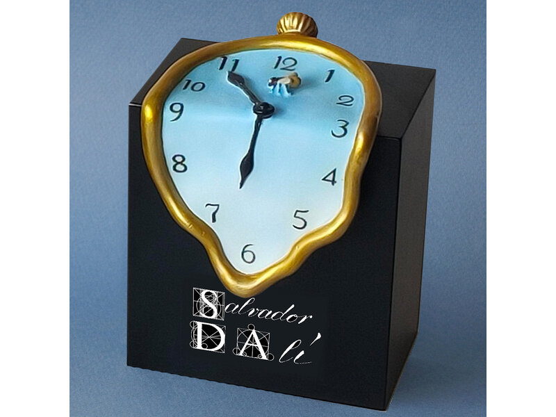 Salvador Dali Melting timepiece on a black base - Salvador Dalí - 1931
