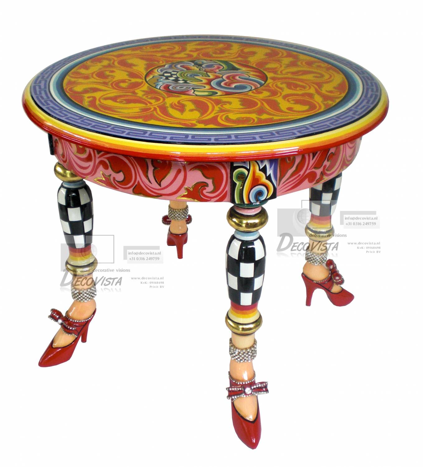 Intensief Bedrog Archeologisch Tafel - bijzettafel Versailles Collectie - DecoVista - kleurrijke meubelen,  wanddecoraties en glasobjecten