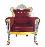 Toms Drag Troon, fauteuil, stoel met armleggers, Versailles stijl