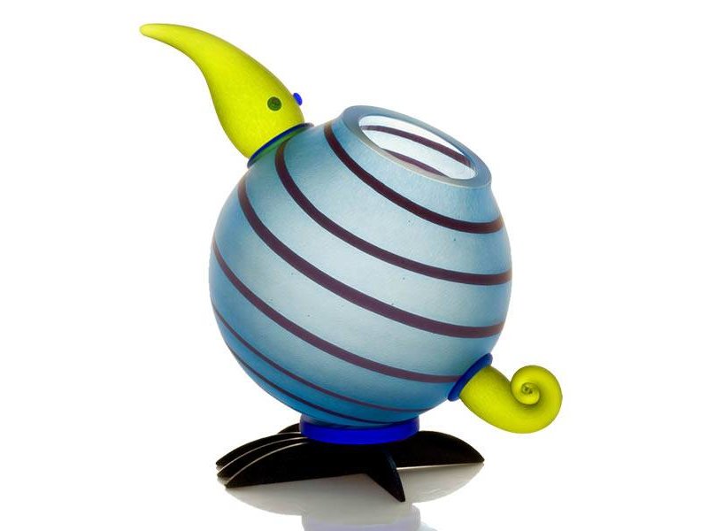 Borowski Kiwi Vase hellblau