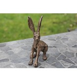 Frith Hase Skulptur Ted, alarmiert