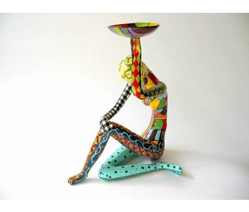 Toms Drag Akrobaten-Skulptur - sitzend - L
