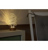 Bulbing Light Lámpara espiral en 2D