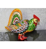 Toms Drag Colourful art sculpture of rooster Phil