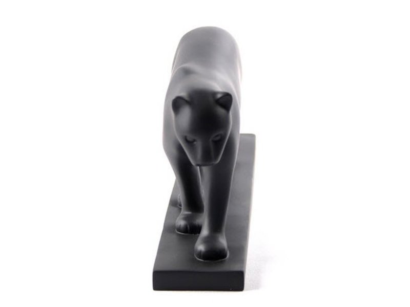 Pompon Figur stilisiert „Black Panther“