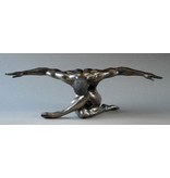 BodyTalk Patinated bronze sculpture - male - L