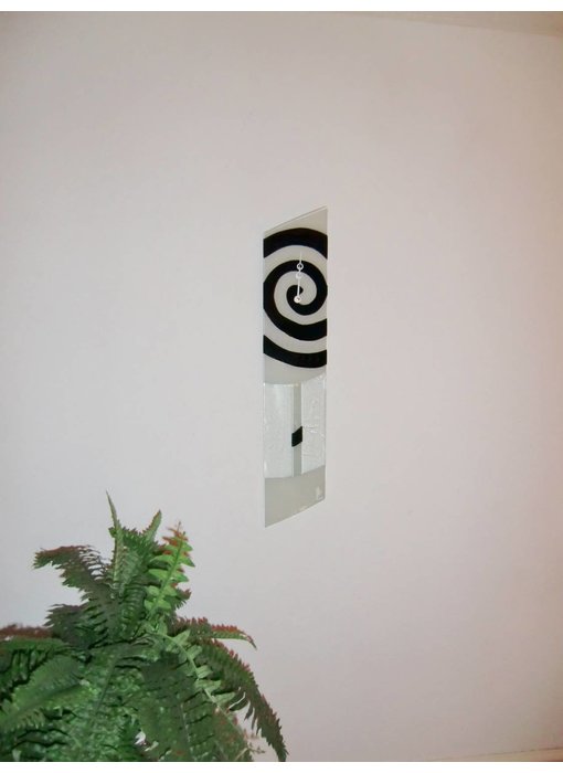 Carneol Wall clock Swirls