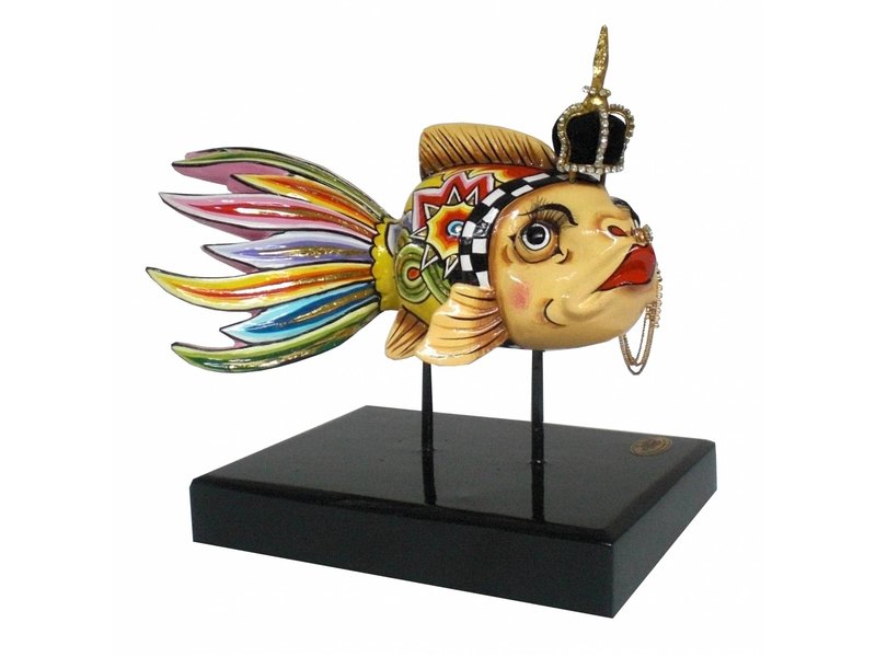 Toms Drag Goldfish, Fisch sculpture